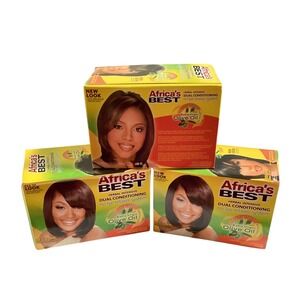 3- Africa's Best Herbal Intensive Dual Conditioning No-Lye Relaxer‎ System